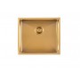 Brushed Gold Stainless Steel Handmade Top/Undermount Single Bowl Kitchen Sink 490x440x230mm